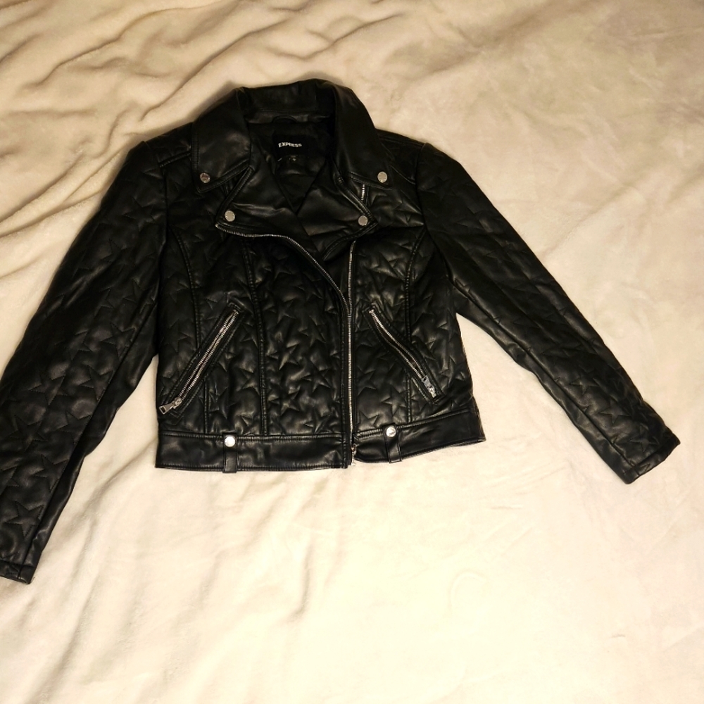Express leather jacket